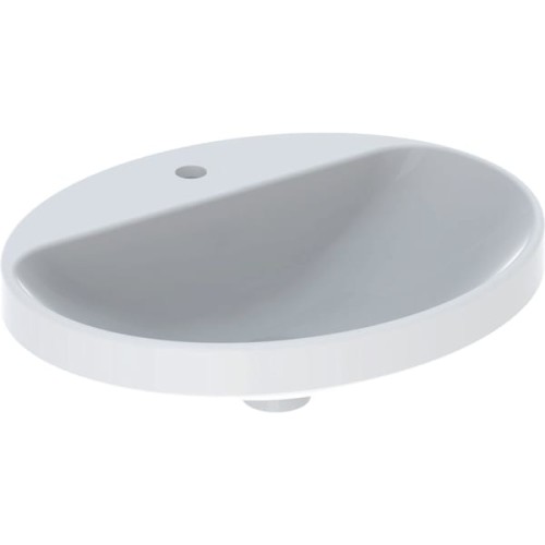 Geberit VariForm Umywalka wpuszczana w blat owalna 55 cm, kolor biały 500.722.01.2