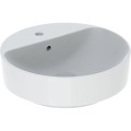 Geberit VariForm Umywalka stawiana na blat okrągła, 45 cm z otworem na baterię, kolor biały 500.769.01.2