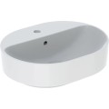 Geberit VariForm Umywalka stawiana na blat eliptyczna 50 cm, z otworem na baterię kolor biały 500.775.01.2