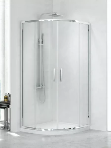 New Trendy New Praktic kabina półokrągła 80x80 cm, profile chrom K-0575