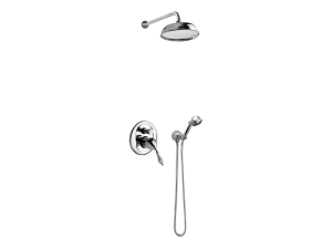 Vedo Vara zestaw prysznicowy podtynkowy z deszczownicą (Retro), kolor chrom 3852/CH