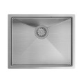 Stalowy Zlewozmywak Quadron Anthony 54cm Stal szczotkowana podwieszany/ wpuszczany MF5444BS