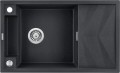 Deante Magnetic Zlewozmywak granitowy magnetyczny 1-komorowy z ociekaczem kolor grafit metalik ZRM_G113