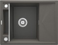 Deante Magnetic Zlewozmywak granitowy magnetyczny 1-komorowy z ociekaczem kolor antracyt metalik 64x50 cmZRM_T11A