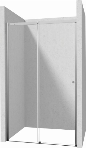 Drzwi prysznicowe przesuwne Deante Kerria Plus 110 cm przesuwne kolor chrom KTSP011P
