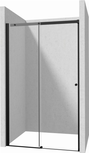 Deante Kerria Plus Drzwi prysznicowe 110 cm przesuwne kolor nero (czarny) KTSPN11P