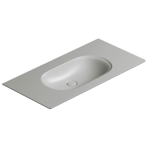 Catalano Horizon umywalka 100x50cm, bez otworu na baterię kolor cement mat 1100HZCS 