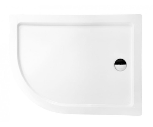 Besco Saturn Brodzik asymetryczny 100x80 cm, wersja lewa BAS-100-NL