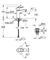 Bateria umywalkowa Grohe Bauloop 23886001 (rozmiar M) kolor chrom