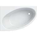 Geberit Selnova wanna asymetryczna lewa 150x100cm (odpływ z prawej strony), kolor biały 554.272.01.1
