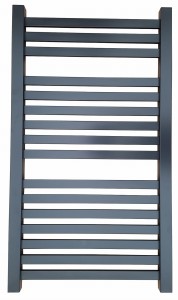 Aquaform Kumiko grzejnik łazienkowy 75x43 cm, podłączenie dolne, 291W, kolor czarny  mat GRŁ-G/K-750X430-CZ
