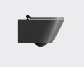 Toaleta GSI Ceramica Kube X Swirlflush 55x36cm kolor czarny mat (ardesia opaco) 941526