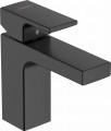 Hansgrohe Vernis Shape bateria umywalkowa z korkiem, kolor czarny mat 71561670