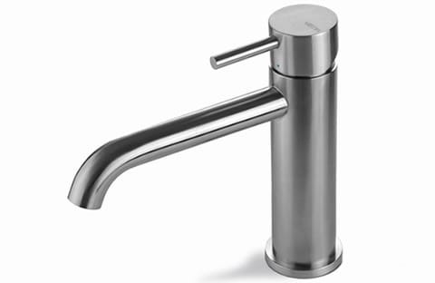 Vema Tiber Steel bateria umywalkowa stojąca bez korka stal nierdzewna V17011