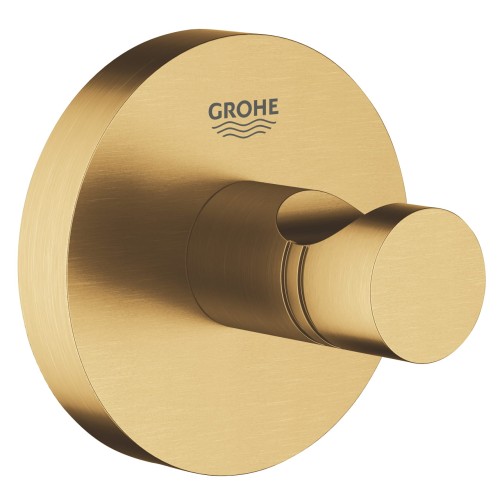 Grohe Essentials haczyk łazienkowy, kolor złoty szczotkowany Brushed Cool Sunrise 40364GN1
