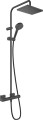 Zestaw termostatyczny Hansgrohe Vernis Shape 26286670 z deszczownicą 230x170mm, kolor czarny mat