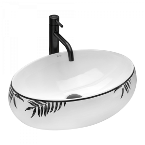 Rea Shila umywalka nablatowa 465x310mm, kolor biały REA-U6655