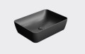 Czarna umywalka GSI Ceramica Nubes 50x38cm, kolor czarny-mat (ardesia opaco) 903726