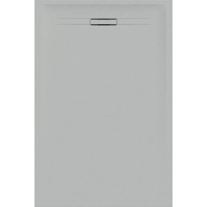 Geberit Sestra brodzik prostokątny 90x70 cm z odpływem liniowym, kolor szary/struktura łupka 550.212.00.2