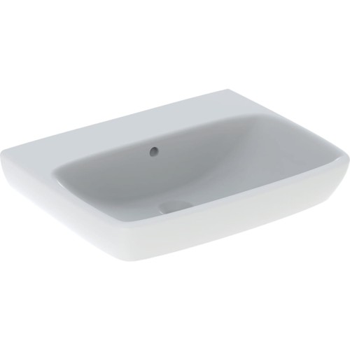 Geberit Selnova Square umywalka prostokątna 60cm bez otworu na baterię kolor biały 500.300.01.4