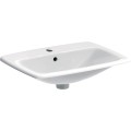 Geberit Selnova Square umywalka prostokątna 60cm z otworem na baterię kolor biały 500.307.01.7