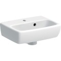Geberit Selnova Square umywalka prostokątna 36cm z otworem na baterię kolor biały 500.316.01.7
