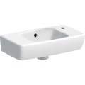 Geberit Selnova Compact umywalka prostokątna 45cm z otworem na baterię kolor biały 500.318.01.5