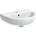 Geberit Selnova umywalka półokrągła 45cm z otworem na baterię kolor biały 500.324.01.7