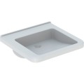 Geberit Selnova Comfort umywalka prostokątna 65cm bez otworu na baterię kolor biały 500.790.01.7