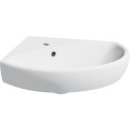 Geberit Selnova umywalka półokrągła 59cm z otworem na baterię kolor biały 501.050.00.5