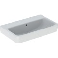 Geberit Selnova Compact umywalka prostokątna 65cm bez otworu na baterię kolor biały 501.892.00.7