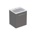Geberit Selnova Square szafka z umywalką 55cm jedne drzwi, kolor lava (mat) 501.249.00.1