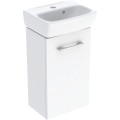 Geberit Selnova Square szafka z umywalką 36cm jedne drzwi, kolor biały (połysk) 502.742.00.1
