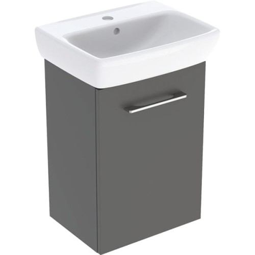 Geberit Selnova Square szafka z umywalką 45 cm jedne drzwi, kolor lava (mat) 502.747.00.1