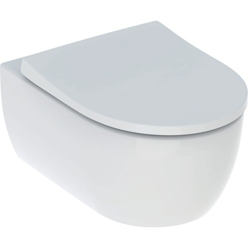 Geberit iCon Rimfree miska wisząca z deską wolnoopadającą 53x36,5cm, kolor biały 500.784.01.1