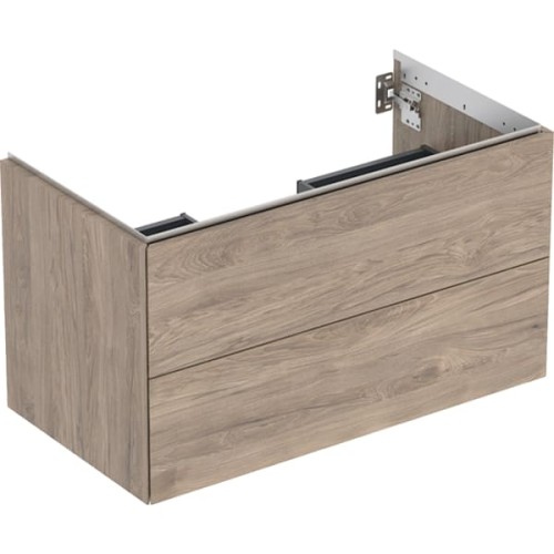 Geberit One szafka pod umywalkę 88,8 cm, kolor orzech włoski hickory /melamina 505.263.00.6
