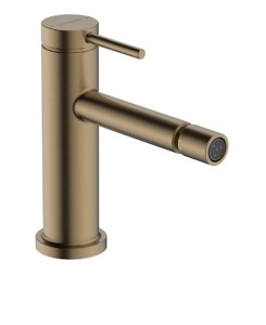 Hansgrohe Tecturis S bateria bidetowa z kompletem odpływowym z cięgłem kolor brąz szczotkowany 73201140 