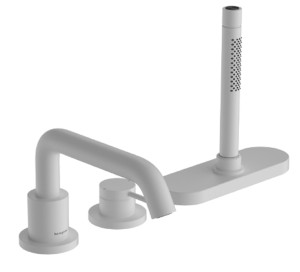 Hansgrohe Tecturis S bateria wannowa 3-otworowa biały mat 73447700
