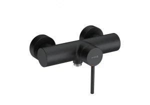 Kludi Bozz bateria natryskowa ścienna, kolor czarny mat 388313976