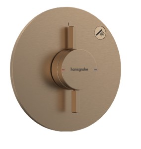 Hansgrohe DuoTurn S Bateria z mieszaczem do 1 odbiornika podtynkowa kolor brąz szczotkowany 75618140