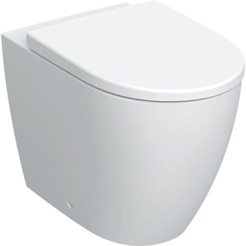 Geberit iCon Zestaw miska WC stojąca 56cm z deską wolnoopadjącą, kolor biały-mat 502.383.JT.1