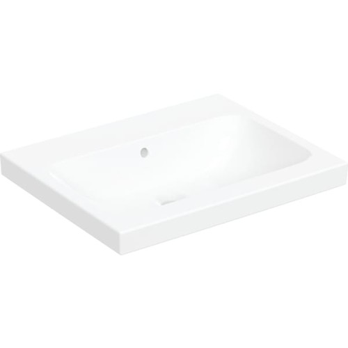 Geberit iCon Light umywalka nablatowa 60cm, kolor biały / powłoka KeraTect 501.847.00.4