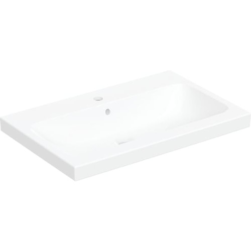 Geberit iCon Light umywalka nablatowa 75cm, kolor biały / powłoka KeraTect 501.848.00.2