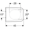 Deska Geberit iCon Square 500.837.01.1