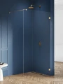 New Trendy Avexa Gold Brushed kabina walk-in 100x200, szkło 8mm profil złoty szczotkowany EXK-7015