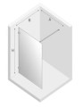 New Trendy Avexa Gold Brushed kabina walk-in 130x200, szkło 8mm profil złoty szczotkowany EXK-7018 rysunek techniczny