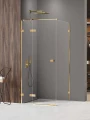 New Trendy Avexa XR Gold Shine kabina prostokątna 120x110cm, prawa kolor złoty połysk (gold shine) EXK-6808