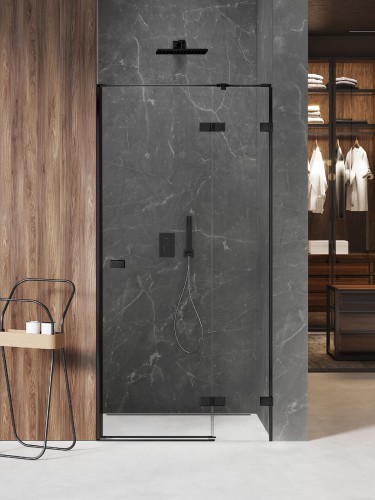 New Trendy Avexa XR Black drzwi wnękowe 110x200cm, lewe kolor czarny-mat (black) EXK-6841