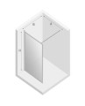 New Trendy New Modus White kabina walk-in 90x200 szkło 8mm, kolor ramy biały mat EXK-2223  rysunek techniczny