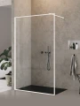 New Trendy New Modus White kabina walk-in 100x200 szkło 8mm, kolor ramy biały mat EXK-2224